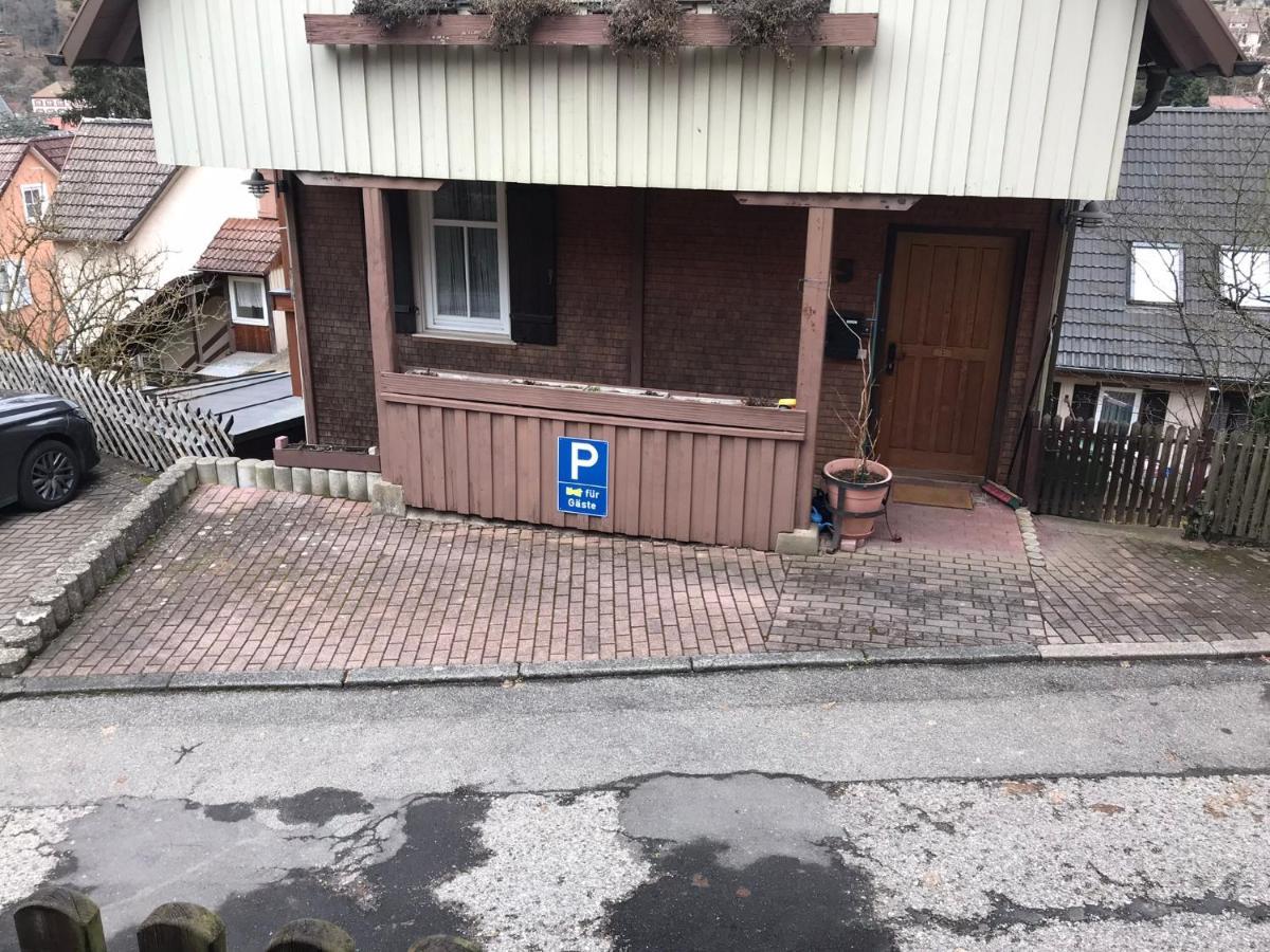 Retro Ferienwohnung Mit Schlossblick Im Nordschwarzwald التينستيغ المظهر الخارجي الصورة